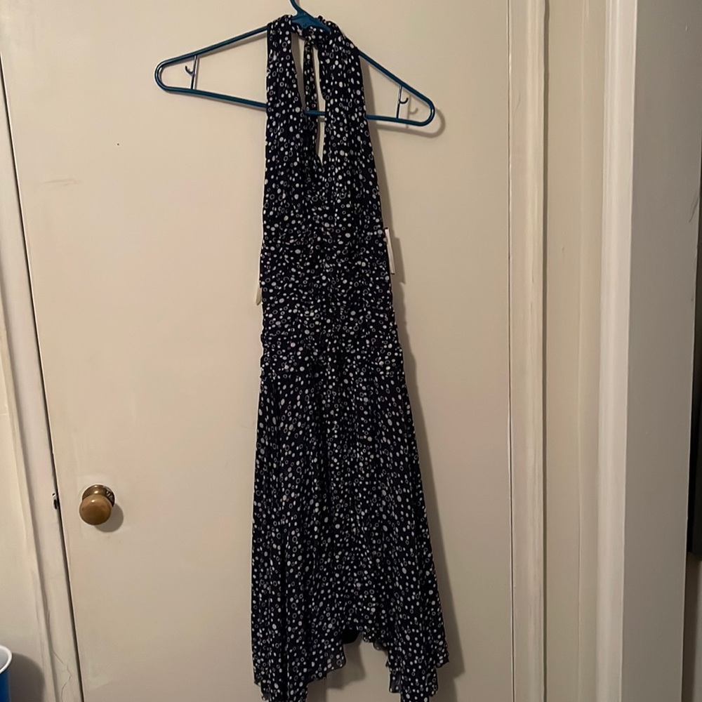 Halter dress brand new navy blue